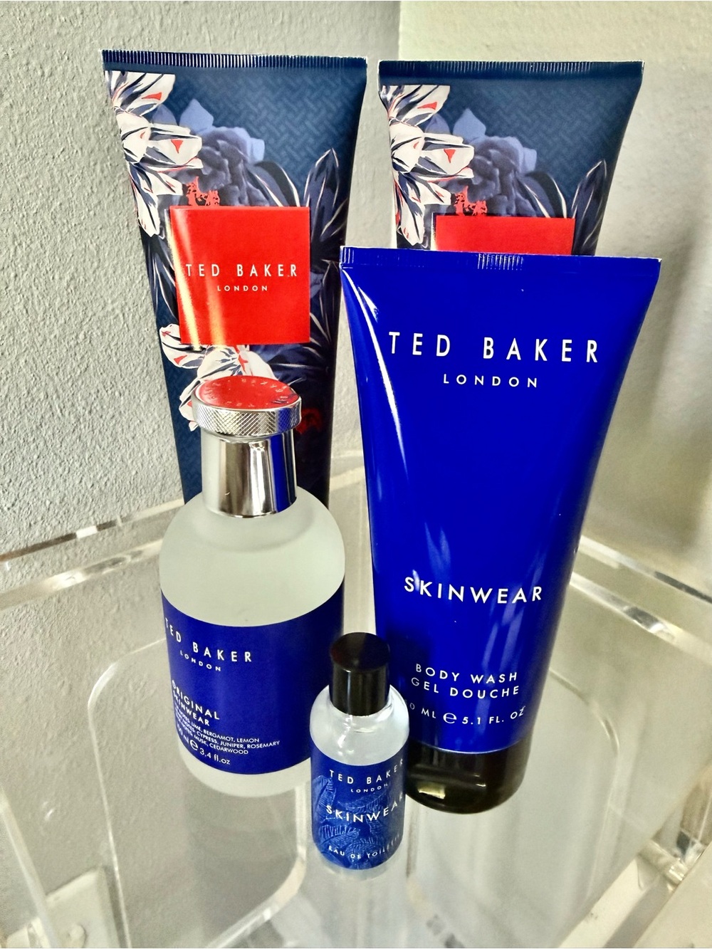 Ted Baker Skinwear Blue Bath & Body Collection bundle